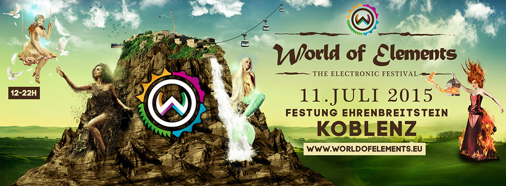 World of Elements Festival Eventdesign